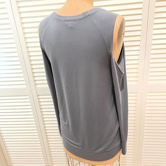 EXPRESS Women's Long Sleeve Cold Shoulder Top Size L - Picture 4 of 8